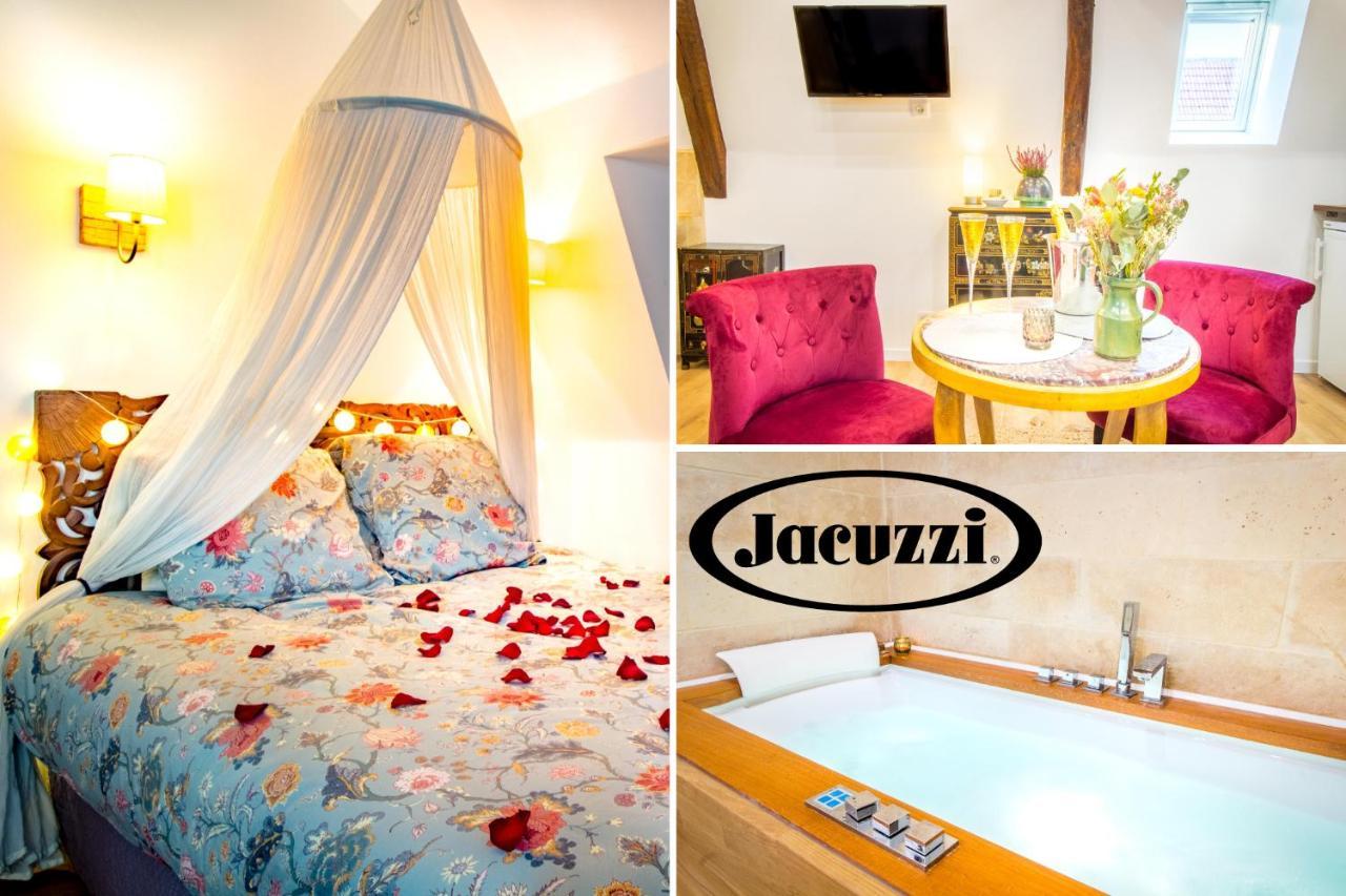 Jacuzzi - La Petite Romantique - Flobnb Laon Exterior foto